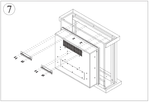 Tagu-Fm469-Gr3-Rivestimento-Per-Caminetto-Elettrico-Struttura-In-Legno-Grigio-Scuro