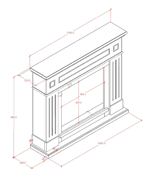 Tagu-Fm462-Gr3-Rivestimento-Da-Caminetto-Per-Inserto-Elettrico-Struttura-In-Legno-Grigio-Scuro