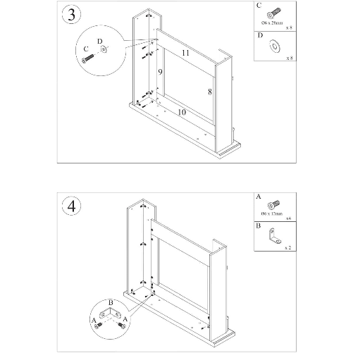 Tagu-Fm463-Gr3-Cornice-Per-Caminetto-Elettrico-Struttura-In-Legno-Grigio-Scuro