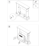 Tagu-Fm464-Tu1-Cornice-Per-Inserto-Elettrico-Realizzato-In-Legno-Turchese-Chiaro