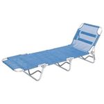 Brixo Lettino da Spiaggia Pieghevole Sandwich
