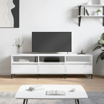 Mobile Porta TV Bianco 150x30x44,5 cm in Legno ingegnerizzato