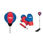 Sport One Punching Ball Pedana Altezza Regolabile + Guantoni e Pompa Gonfiaggio Boxe Bimbi