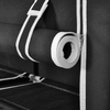 vidaXL-Scarpiera-in-Tessuto-Richiudibile-115-x-28-x-110-cm-Nera