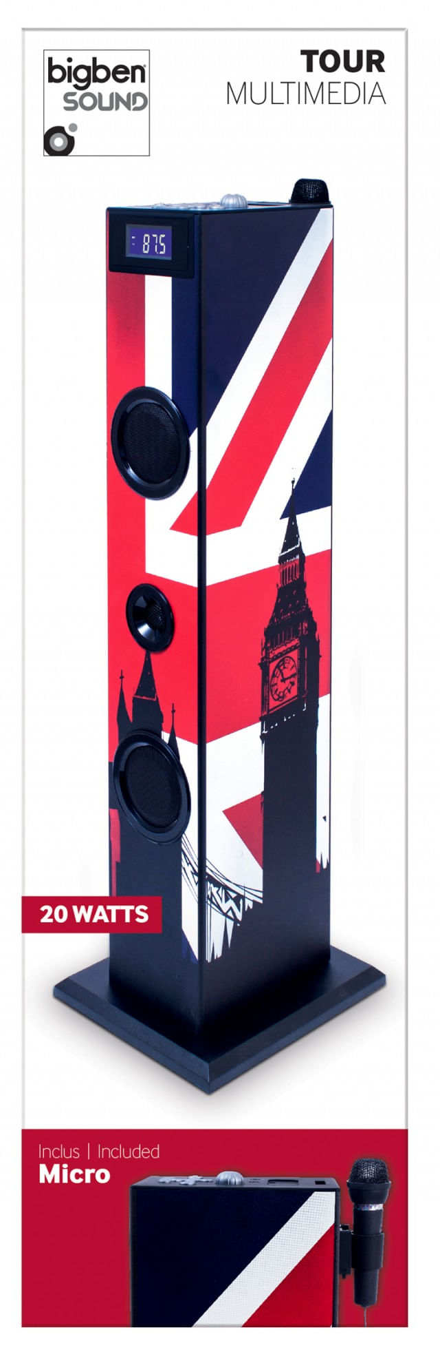 Bigben-Interactive-TW5---Union-Jack-20-W-Blu-Rosso-Bianco