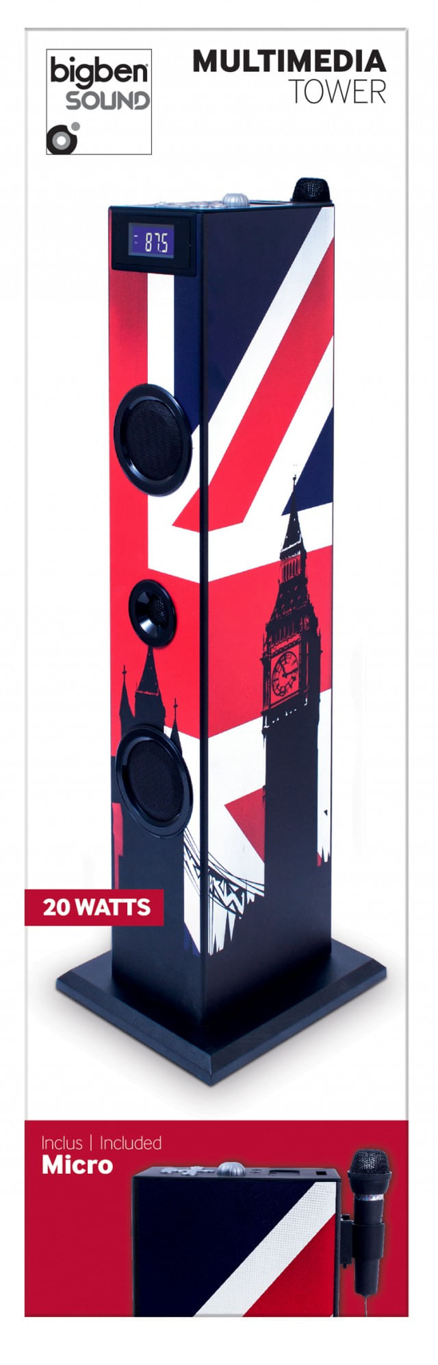 Bigben-Interactive-TW5---Union-Jack-20-W-Blu-Rosso-Bianco