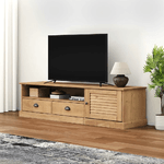 vidaXL Mobile Porta TV VIGO 156x40x40 cm in Legno Massello di Pino