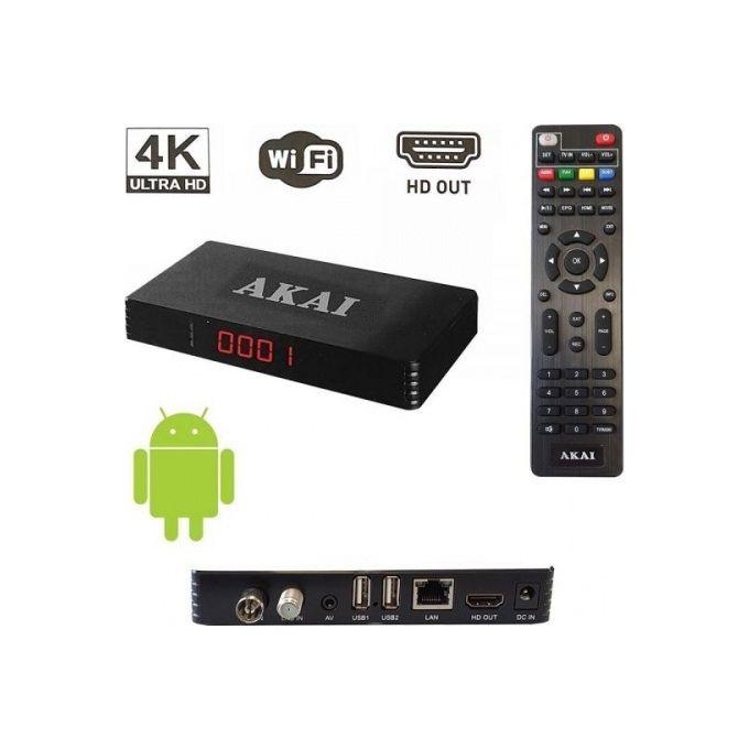 Akai Decoder Dvbt-2 Combo Sat Terre T2+s2 Android Smart Bonusok 2 Tuner