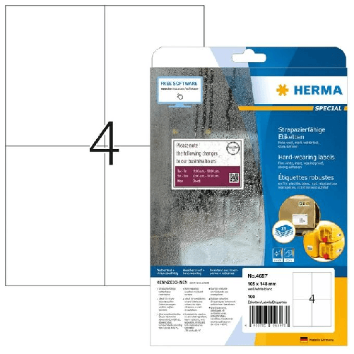 HERMA-4697-etichetta-per-stampante-Bianco-Etichetta-per-stampante-autoadesiva