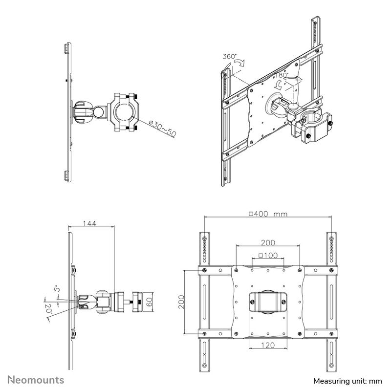 Neomounts-di-Newstar-SupportO-per-monitor-TV