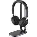 Yealink BH76 Auricolare Wireless A Padiglione Musica e Chiamate USB tipo A Bluetooth Base di ricarica Nero