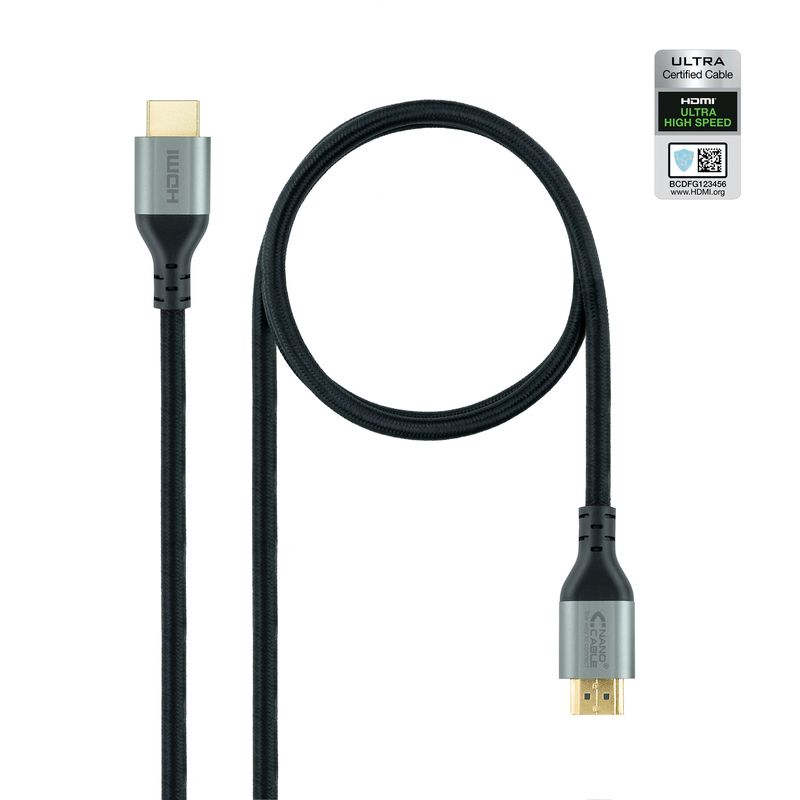 Nanocable-10.15.8101-cavo-HDMI-1-m-HDMI-tipo-A--Standard--Nero