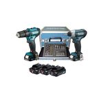 Makita Clx228Sax2 Set Avvitatori E Accesori