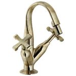 Nobili Rubinetteria Carlos 219-1 Gruppo Bidet Monoforo Con Scarico Bronzo