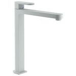 Nobili Rubinetteria Up 94128-2 Miscelat. Lavabo Alto H.300 Scarico Push Bianco Opaco