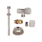 Idrolabor Rubinetto Cassetta Wc Con Tubo 3-8 E