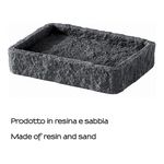 Gedy Porta Sapone Aries Antracite Resina 2,4x12,2x8,6 Cm