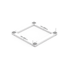 Meliconi-Base-Wash-Pro-Base-in-Metallo-Antivibrazione-Regolabile-per-Elettrodomestici