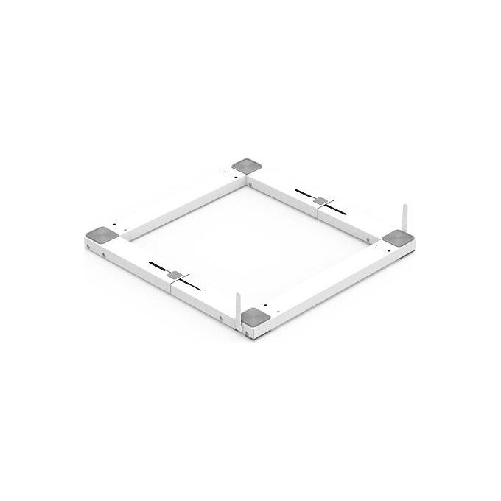 Meliconi-Base-Wash-Pro-Base-in-Metallo-Antivibrazione-Regolabile-per-Elettrodomestici