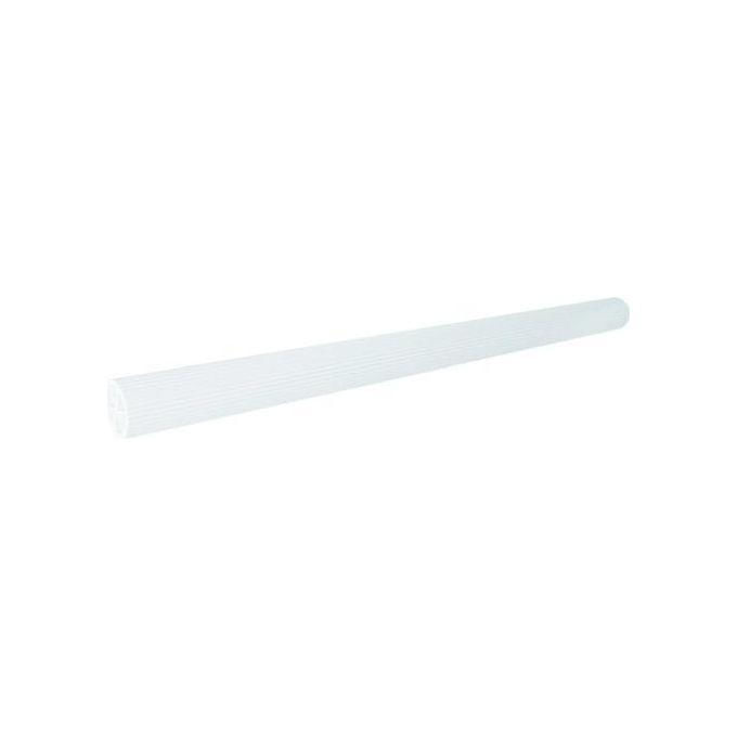 K Design Tubo Rigato per Corrimano e Barre di Sostegno 1000x35mm Bianco