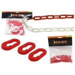 Brixo Catena Pvc Bianco-Rossa Rotolo 25mt 6mm