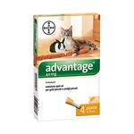 Advantix Advantage Soluzione Spot On per Gatti e Conigli Piccoli 40mg Confezione 4 Pezzi