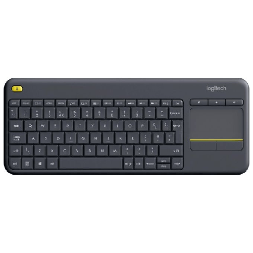 Logitech-K400-Plus-Tv-tastiera-RF-Wireless-AZERTY-Francese-Nero