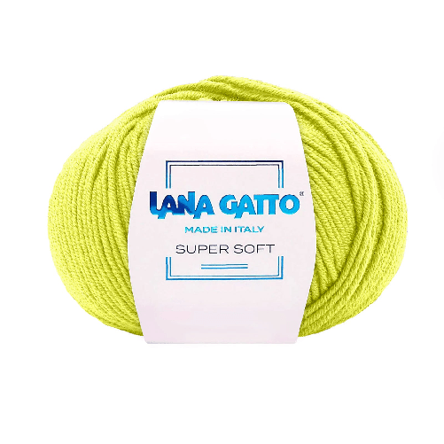 Lana-Gatto-Gomitolo-100--Pura-Lana-Vergine-Merino-Extrafine-Linea-Super-Soft---Tonalita-Accese