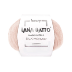 Lana Gatto Gomitolo Silk Mohair, Linea Luxury - Tonalità Rosa e Viola