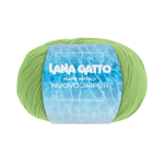 Lana-Gatto-Gomitolo-100--Cotone-Mako-Linea-Nuovo-Jaipur---Tonalita-Verde