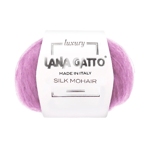 Lana-Gatto-Gomitolo-Silk-Mohair-Linea-Luxury---Tonalita-Rosa-e-Viola