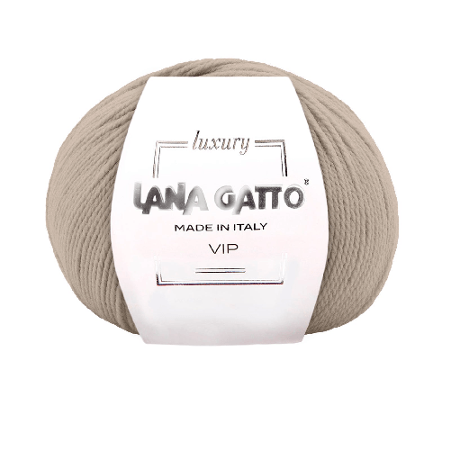 Lana-Gatto-Gomitolo-Lana-Merino-Extrafine-e-Cashmere-Linea-Vip---Tonalita-Neutre