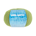 Lana-Gatto-Gomitolo-100--Cotone-Mako-Linea-Nuovo-Jaipur---Tonalita-Verde