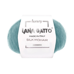 Lana Gatto Gomitolo Silk Mohair, Linea Luxury - Tonalità Verde