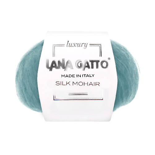 Lana-Gatto-Gomitolo-Silk-Mohair-Linea-Luxury---Tonalita-Verde