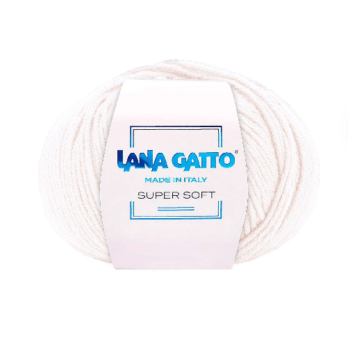 Lana-Gatto-Gomitolo-100--Pura-Lana-Vergine-Merino-Extrafine-Linea-Super-Soft---Tonalita-Marrone