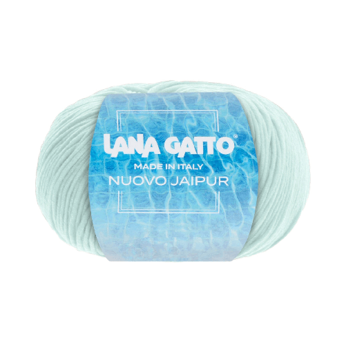 Lana-Gatto-Gomitolo-100--Cotone-Mako-Linea-Nuovo-Jaipur---Tonalita-Verde