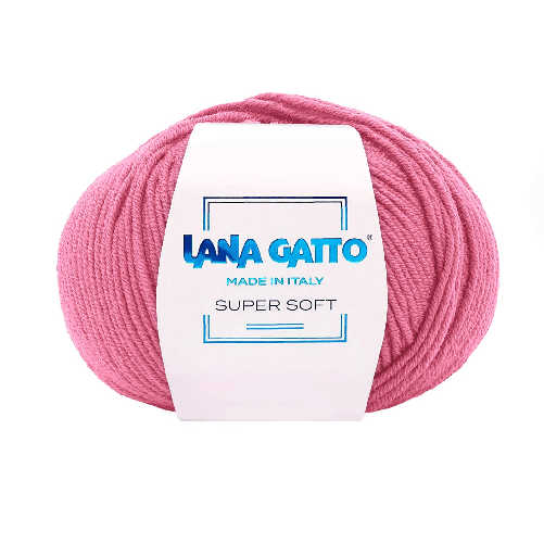 Lana-Gatto-Gomitolo-100--Pura-Lana-Vergine-Merino-Extrafine-Linea-Super-Soft---Tonalita-Accese