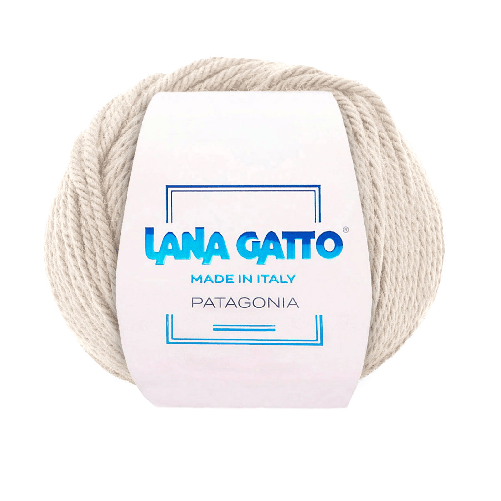 Lana-Gatto-Gomitolo-100--Pura-Lana-Vergine-Linea-Patagonia---Tonalita-Neutre