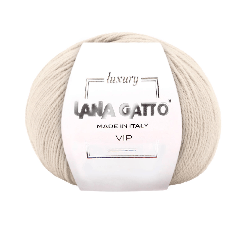 Lana-Gatto-Gomitolo-Lana-Merino-Extrafine-e-Cashmere-Linea-Vip---Tonalita-Neutre