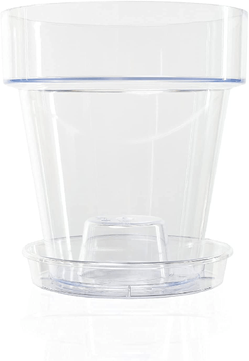 Kalapanta-Vaso-Trasparente-per-orchidea-con-sottovaso-diametro-14-cm