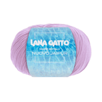 Lana-Gatto-Gomitolo-100--Cotone-Mako-Linea-Nuovo-Jaipur---Tonalita-Rosa-e-Viola