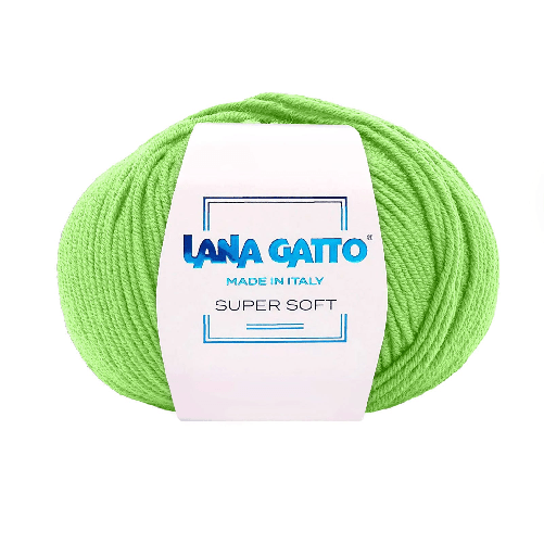 Lana-Gatto-Gomitolo-100--Pura-Lana-Vergine-Merino-Extrafine-Linea-Super-Soft---Tonalita-Accese