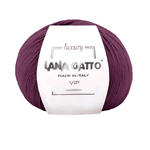 Lana Gatto Gomitolo Lana Merino Extrafine e Cashmere, Linea Vip - Tonalità Rosa e Viola