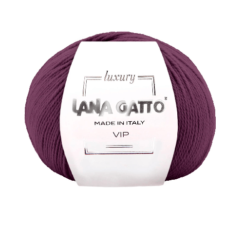 Lana-Gatto-Gomitolo-Lana-Merino-Extrafine-e-Cashmere-Linea-Vip---Tonalita-Rosa-e-Viola