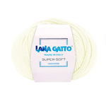 Lana Gatto Gomitolo 100% Pura Lana Vergine Merino Extrafine, Linea Super Soft - Tonalità Accese