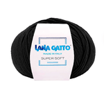 Lana Gatto Gomitolo 100% Pura Lana Vergine Merino Extrafine, Linea Super Soft - Tonalità Fredde