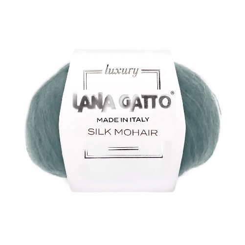 Lana-Gatto-Gomitolo-Silk-Mohair-Linea-Luxury---Tonalita-Verde