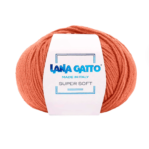 Lana-Gatto-Gomitolo-100--Pura-Lana-Vergine-Merino-Extrafine-Linea-Super-Soft---Tonalita-Calde