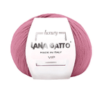 Lana-Gatto-Gomitolo-Lana-Merino-Extrafine-e-Cashmere-Linea-Vip---Tonalita-Rosa-e-Viola